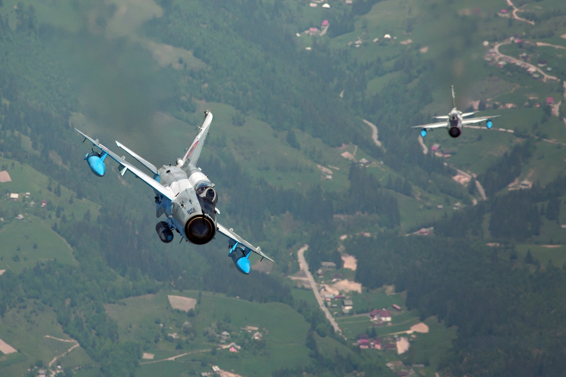 Download Warplane Aircraft Jet Fighter Military Mikoyan-Gurevich MiG-21 HD Wallpaper