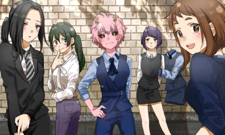 Momo Yaoyorozu Toru Hagakure Mina Ashido Kyōka Jirō Ochaco Uraraka Tsuyu Asui Anime My Hero Academia HD Desktop Wallpaper | Background Image