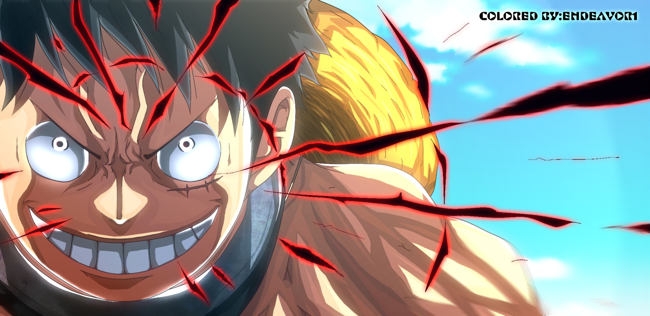 Luffy Conqueror's Haki by ENDEAVOR1