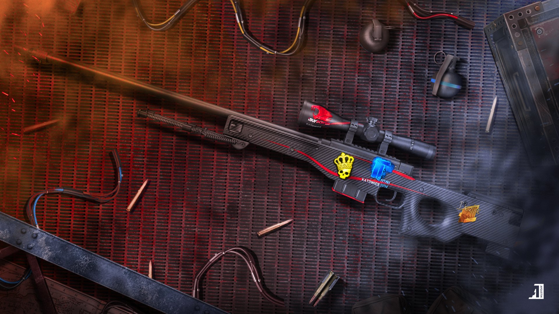 Redline Counter Strike CS CS:GO AK47 AWP wallpaper, 1920x1080, 743799