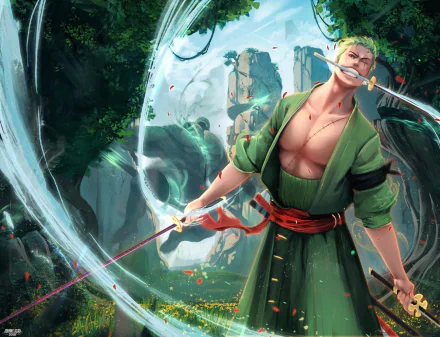 Roronoa Zoro Anime One Piece HD Desktop Wallpaper | Background Image