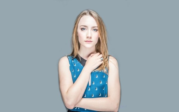 Celebrity Saoirse Ronan Actress Irish Blonde Blue Eyes HD Wallpaper | Background Image
