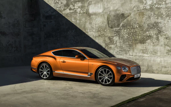 orange car car Bentley Bentley Continental vehicle Bentley Continental GT HD Desktop Wallpaper | Background Image