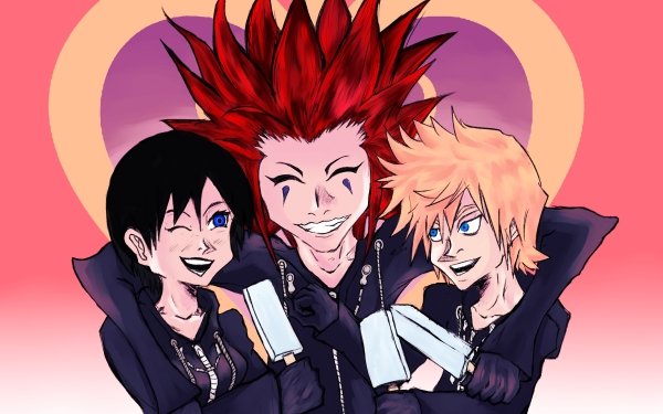 Video Game Kingdom Hearts Axel Roxas Xion HD Wallpaper | Background Image