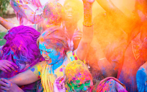 people colors holiday Holi HD Desktop Wallpaper | Background Image