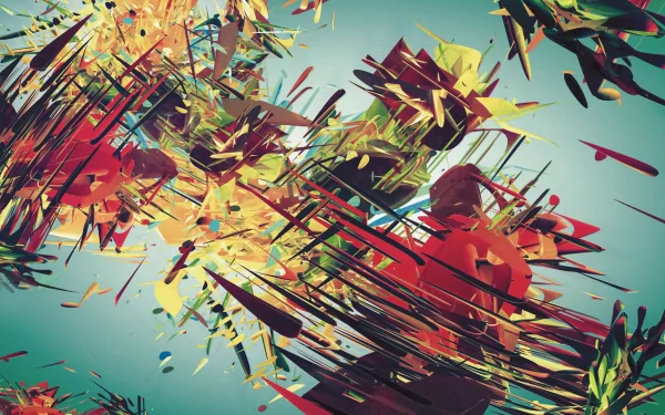Abstract colors digital design colorful patterns modern art HD Desktop Wallpaper | Background Image